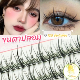 ขนตาปลอม ขนตาปลอมแต่งหน้ามืออาชีพ 120 ช่อ ช่อคนตาเทรนสาวเวียดนาม  Little devil false eyelashes