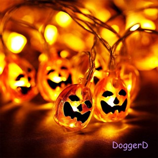 Doggerd ไฟ Led 20 ดวง รูปฟักทอง ผี พร็อพสําหรับตกแต่งปาร์ตี้ กลางแจ้ง