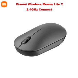 Xiaomi เมาส์เกมมิ่งไร้สาย Lite 2 2.4GHz เชื่อมต่อ USB แบบพกพา ไม่มีแบตเตอรี่