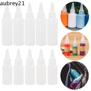 Aubrey1 ขวดรีฟิล พร้อมฝาปิด แบบบีบได้ DIY