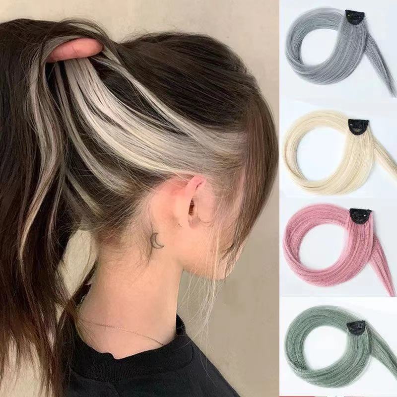 ❤️ขายร้อน❤️🍏ช่อไฮไลท์​สีทู​โทน​ มี 8 สีให้เลือกเลยค่ะ ช่อผมไฮไลท์ สำหรับแต่งกายแฟนซี🍏🔥พร้อมส่ง🔥ส่งจากไทย🔥