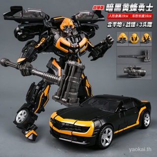 พร้อมส่ง โมเดลหุ่นยนต์ฟิกเกอร์ Optimus Dark Bumblebee Warrior Column อัลลอย ของเล่นสําหรับเด็ก ส่งภายใน 48 ชั่วโมง 5NND