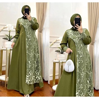  Maxi Gamis ชุดเดรสแม็กซี่ สไตล์โมเดิร์น สําหรับผู้หญิงมุสลิม