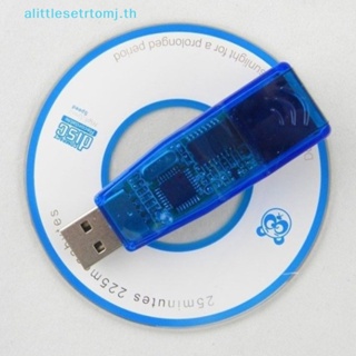 Alittlese อะแดปเตอร์การ์ดเครือข่ายอีเธอร์เน็ต LAN USB 10 100Mbps USB เป็น RJ45 สําหรับแล็ปท็อป PC Win 7 Android Mac