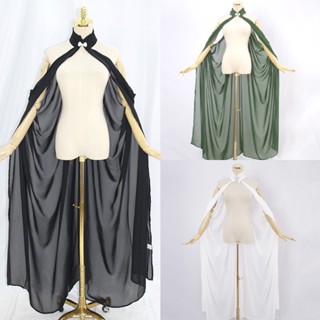 Tulle เสื้อคลุมไหล่ ผ้าชีฟอง หรูหรา คอสเพลย์ฮาโลวีน สําหรับผู้หญิง