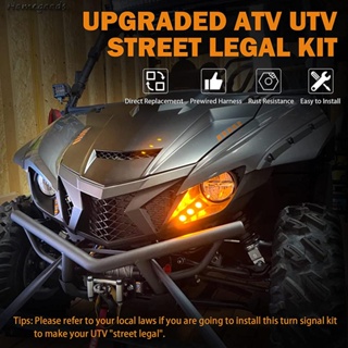 ชุดสวิตช์ไฟเลี้ยว LED อุปกรณ์เสริม สําหรับ Yamaha Rhino Polaris Ranger -T [homegoods.th]