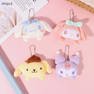 [zhuju1] พวงกุญแจ จี้ตุ๊กตา Sanrio Cinnamoroll Melody Kulomi น่ารัก สําหรับตกแต่งกระเป๋าเป้สะพายหลัง