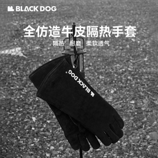 Blackdog ถุงมือหนังเทียม มีฉนวนกันความร้อน กันไฟ สําหรับตั้งแคมป์ ปิกนิก กลางแจ้ง