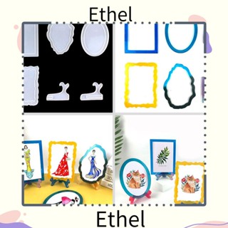 Ethel1 แม่พิมพ์ซิลิโคน เรซิน อีพ็อกซี่ คริสตัล ทรงสี่เหลี่ยม สําหรับทําเครื่องประดับ จี้