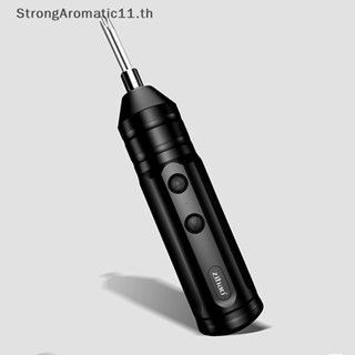 Strongaromatic ไขควงไฟฟ้า ขนาดเล็ก ชาร์จ Usb 3.7V