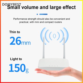 ❤ Domybest เราเตอร์ไร้สาย 2.4G 300Mbps สําหรับเล่นเกมอินเตอร์เน็ต