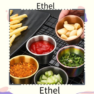 Ethel1 ถ้วยซอส ขนาดเล็ก ใช้ซ้ําได้ สําหรับร้านอาหาร 2 ชิ้น