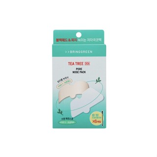 BRING GREEN Tea Tree Cica Pore Nose Pack 3pcs