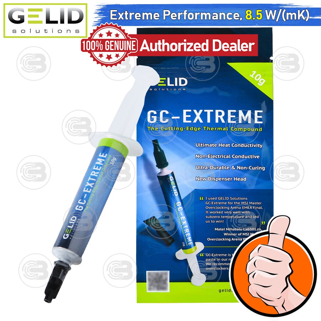[CoolBlasterThai] GELID GC-Extreme Thermal Compound 10g /8.5 W/(mK) (Compounding in USA)(TC-GC-03-02)