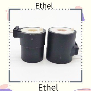 Ethel1 คอยล์เครื่องเป่าแห้ง สีดํา 2 ชิ้น 279834 วาล์วเครื่องเป่าแก๊ส สําหรับเปลี่ยน Maytag 12001349/14201336/14201452/14202750/14205025/14210032