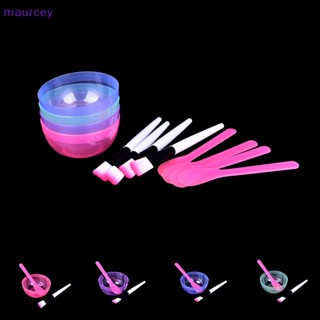 Maurcey ชุดช้อน ชาม มาสก์หน้า และแปรงแต่งหน้า แบบโฮมเมด DIY