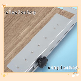 Simple จิ๊กเจาะรู อลูมิเนียมอัลลอย 7 รู ปรับได้ สําหรับงานไม้