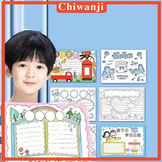 [Chiwanji] แม่แบบฉลุลายตัวอักษร สําหรับวาดภาพระบายสี ตกแต่งบ้าน 46 ชิ้น