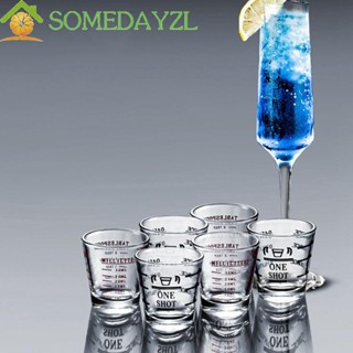 Somedayzl Jigger แก้วช็อต ขนาด 1.5 ออนซ์ 45 มล. พร้อมสเกล