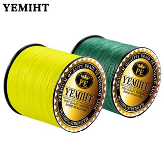 Yemiht สายเอ็นตกปลา แบบถัก PE 100% 1000 ม. 500 ม. 300 ม. 100 ม. 8 เส้น