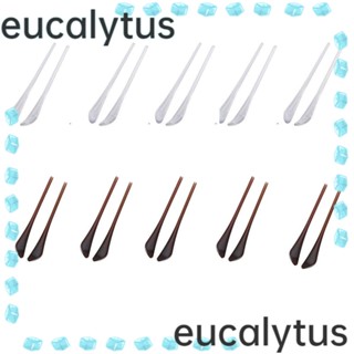 Eucalytus1 ชุดขาแว่นตา กันลื่น สีกาแฟใส 10 คู่