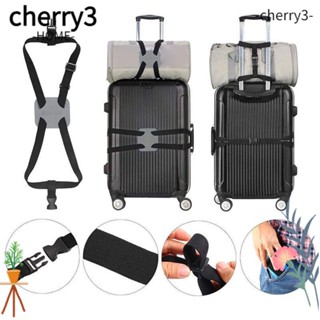 Cherry3 สายเข็มขัดรัดกระเป๋าเดินทาง ปรับได้ อุปกรณ์เสริม