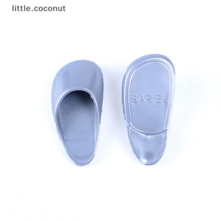 [little.coconut] รองเท้าแตะชายหาด แบบยาง อุปกรณ์เสริม สําหรับตุ๊กตา 16 นิ้ว