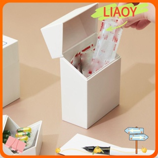 Liaoy กล่องลิ้นชัก ABS แบบหนา สีขาว สําหรับเก็บโฟโต้การ์ด