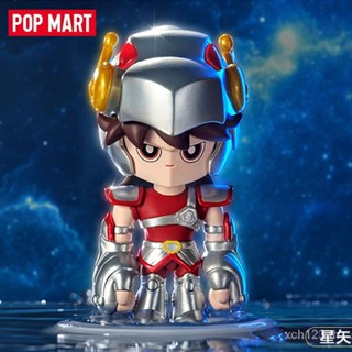 [พร้อมส่ง] ของแท้ ตุ๊กตาฟิกเกอร์ POP MART POP MART Saint Seiya Mystery Box PUEQ ของขวัญสร้างสรรค์ ของเล่นสําหรับเด็ก