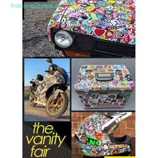 Trillioncatalpa สติกเกอร์ VANS กันน้ํา สําหรับติดตกแต่งแล็ปท็อป จักรยาน กระเป๋าเดินทาง สเก็ตบอร์ด รถยนต์ 50 ชิ้น