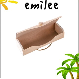 EMILEE กล่องเก็บแว่นตา สไตล์เรโทร แฟชั่นสําหรับผู้หญิง