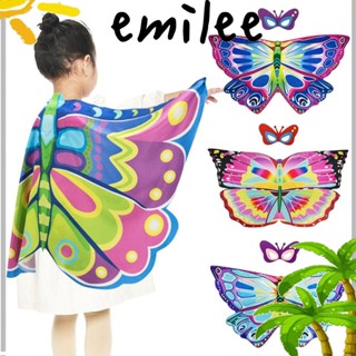 EMILEE เสื้อคลุมไหล่ คอสเพลย์ ปีกผีเสื้อ แฟชั่น พร็อพปาร์ตี้ สําหรับเด็ก