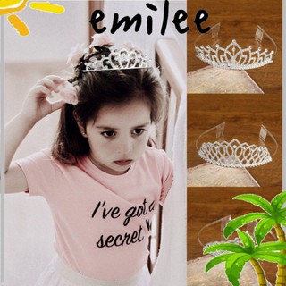 Emilee ที่คาดผม ประดับคริสตัล เครื่องประดับ สําหรับเจ้าสาว งานแต่งงาน