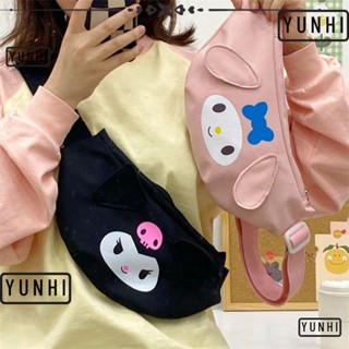 Yunhi กระเป๋าคาดอก คาวาอี้ คุโรมิ ใส่โทรศัพท์มือถือได้ สําหรับผู้หญิง