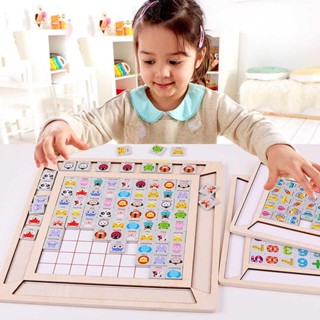 Youn Montessori เกมกระดาน ของเล่นเสริมการเรียนรู้ สําหรับเด็ก 3 ปี