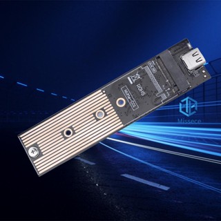 กล่องฮาร์ดดิสก์ไดรฟ์ M.2 5 Gbps NVME SSD สําหรับ 2230 42 60 80 M.2 NVME SSD [Missece.th]