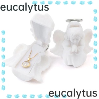 Eucalytus1 กล่องเครื่องประดับ กล่องของขวัญ กล่องกํามะหยี่ ใส่สร้อยคอ รูปนางฟ้าน่ารัก