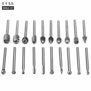 ⭐24H SHIPING ⭐Carving burrs Stone Woodworking Tools 20pcs 1/8" shank High Speed Steel