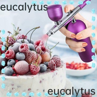 Eucalytus1 ชุดแอร์บรัชคอมเพรสเซอร์ แบบพกพา สําหรับตกแต่งเล็บ สัก เค้ก แต่งหน้า ให้ความชุ่มชื้นอย่างล้ําลึก