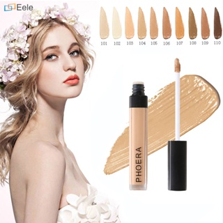 PHOERA Lighty Concealer Naturally Served Waterproof Concealing Solution is not Easy To Remove Makeup Antioxidant Cover the Dark Circles of Acne Marks ↑Eele