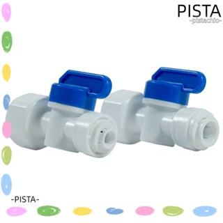 Pista สวิตช์เครื่องกรองน้ํา วาล์ว POM สีขาว ระบบชลประทานเชื่อมต่อ สีฟ้า ใช้กันอย่างแพร่หลาย 2 ชิ้น