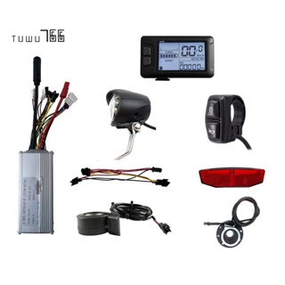 ชุดตัวควบคุม E-Bike 36V 48V 750W E-Bike 25A Sine Wave Brushless พร้อมจอแสดงผล EN05