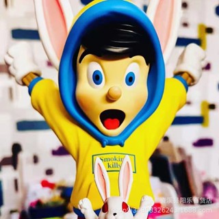 ตุ๊กตาฟิกเกอร์ Evil Rabbit Ears Pinocchio เหมาะกับของขวัญ สําหรับตกแต่งโต๊ะ