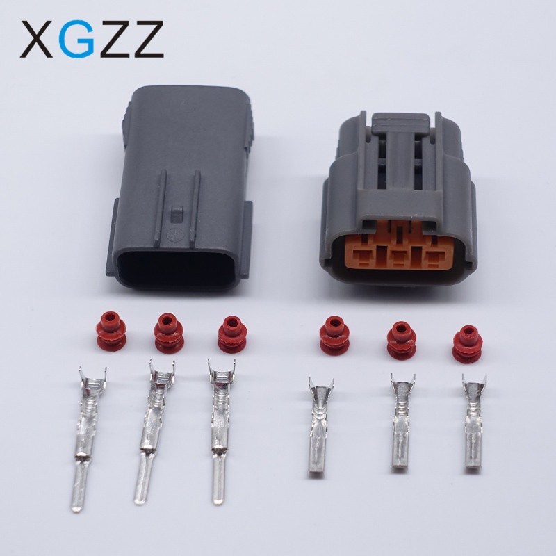 Xg7034-2.2-11/21 3 Pin DL 090 ตัวเมีย Sumitomo สายเคเบิลเชื่อมต่อ กันน้ํา สําหรับ Nissan Mazda RX8 Ignition Coil 6195-0009