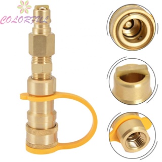 【COLORFUL】Premium Natural Gas Quick Connect Adapter 38 inch Propane Hose Easy Installation