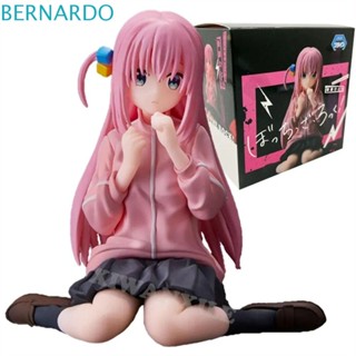 Bernardo โมเดลฟิกเกอร์การ์ตูนอนิเมะ Gotoh Hitori Kawaii สีชมพู สําหรับตกแต่งรถยนต์