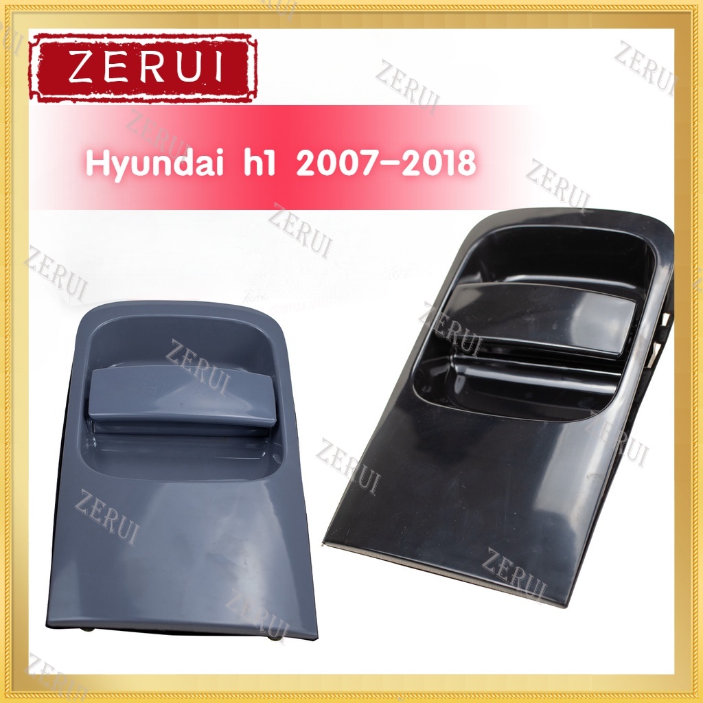 Zr มือจับประตูบานเลื่อน ด้านนอก สีเทา สีดํา สําหรับ hyundai h1 2007-2018 grand starex