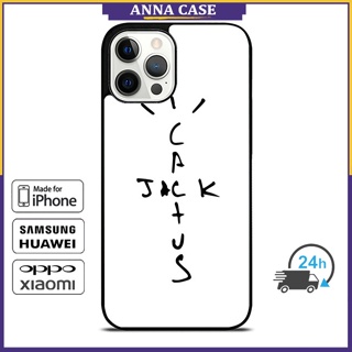 เคสโทรศัพท์มือถือ ลายกระบองเพชร Travis Scott Jack 2 สําหรับ iPhone 14 Pro Max 13 Pro Max Samsung Galaxy Note10+ S21Ultra
