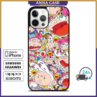 เคสโทรศัพท์มือถือ ลาย Takashi Murakami สําหรับ iPhone 13 14 Pro Max 13 Pro Max Samsung Galaxy Note10+ S21Ultra