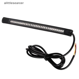 Alittlesearcer แถบไฟเลี้ยว LED สําหรับติดป้ายทะเบียนรถจักรยานยนต์ EN